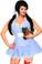 Daisy Corset Plus Size 3 PC Sexy Dorothy Costume