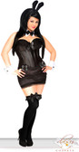 Daisy Corset Plus Size 6 PC Tuxedo Bunny Costume