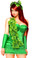 Daisy Corset Plus Size 4 PC Sexy "Ivy Vixen" Costume