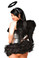 Daisy Corset Plus Size 4 PC Sequin Dark Angel Costume