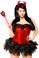 Daisy Corset 4 PC Pin-Up Devil Costume