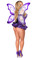 Daisy Corset Top Drawer Premium Sequin Purple Fairy Corset Dress Costume