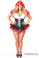 Daisy Corset Top Drawer Premium Red Riding Hood Corset Dress Costume