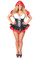 Daisy Corset Top Drawer Premium Red Riding Hood Corset Dress Costume