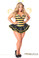 Daisy Corset Top Drawer Premium Queen Bee Corset Costume