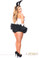 Daisy Corset Lavish Flirty Tuxedo Bunny Corset Costume