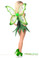 Daisy Corset Top Drawer Green Sequin Fairy Corset Dress Costume