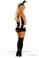 Daisy Corset Top Drawer 4 PC Tuxedo Bunny Costume
