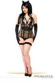 Daisy Corset Top Drawer 3 PC Exotic Leopard Costume