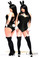 Daisy Corset Lavish Plus Size Tuxedo Bunny Corset Romper