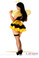 Daisy Corset Lavish Plus Size 4 PC Queen Bee Costume