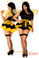 Daisy Corset Lavish Plus Size 4 PC Queen Bee Costume