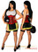 Daisy Corset Top Drawer Plus Size Five Alarm Firegirl Costume