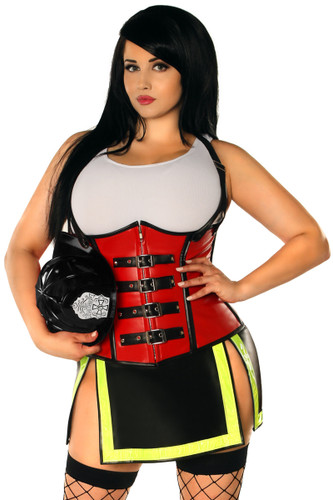 Daisy Corset Top Drawer Plus Size Five Alarm Firegirl Costume