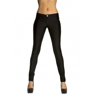 Roma Costume Button Front Pants with Pocket Detail - Black