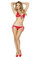 Roma Costume 2Pc Pinup Tie Side Bottoms and Tie Front Top