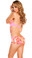 Roma Costume Monokini with V-Front Shape - Sunflowers