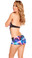 Roma Costume Monokini with V-Front Shape - Electric
