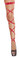 Roma Costume 100" Solid Leg Strap with Attached Garter and Rhinestones - Red