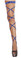 Roma Costume 100" Solid Leg Strap with Attached Garter and Rhinestones - Royal Blue