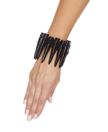Roma Costume Black Bullet Wrist Cuffs
