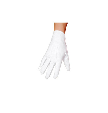 Roma Costume White Gloves