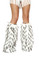 Roma Costume LW4473 Fur Leg Warmer - Black/White