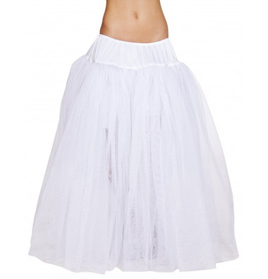 Roma Costume Full Lenght White Petticoat