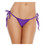Roma Costume Low Rise Tie Side Bikini Bottom - Purple