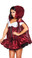 Roma Costume 4PC Lusty LiL' Red