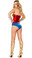 Roma Costume 2Pc Superhero Hottie Costume