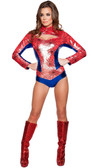 Roma Costume 1PC Sexy Spider Vigilante