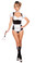 Roma Costume 4Pc Foxy Cleaning Maiden