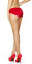 Roma Costume Scrunch Shorts - Red