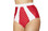 Roma Costume High-Waisted Pinup Style Shorts - Red/White