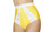 Roma Costume High-Waisted Pinup Style Shorts - Yellow/White
