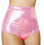 Roma Costume High-Waisted Banded Shorts - Hot Pink