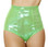 Roma Costume High-Waisted Banded Shorts - Lime
