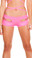 Roma Costume Cut Out Shorts with O-Ring Detail - Hot Pink