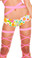 Roma Costume Low Rise Shorts - Flowers