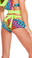 Roma Costume Low Rise Shorts - Floral Trance