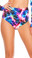 Roma Costume High-Waisted Printed Shorts - Electric