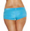 Roma Costume Low Rise Shorts with Button Front - Turquoise