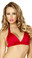 Roma Costume Banded Halter Top - Red