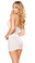 Roma Costume Dress and Lace G-String - White