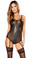 Roma Costume Romper with Sheer Detail