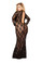 Roma Costume Lace Dress with Open Back and Hook Closure Plus