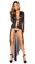Roma Costume Sheer Robe with Hooks and G-String