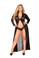 Roma Costume Long Sheer Robe with Hooks and Mesh Shorts Plus