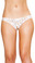 Roma Costume Cutout Lace Shorts - White